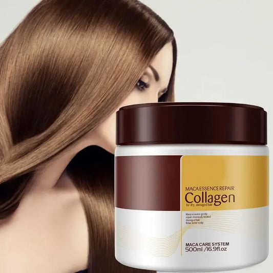 Argan Serum & Collagen Hair Mask Set, Deep Conditioning and Strengthens hair and hair roots Serum