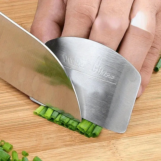 1pc Metal Vegetable Slicing Finger Guard, Manual Single-Fingered Gauntlet