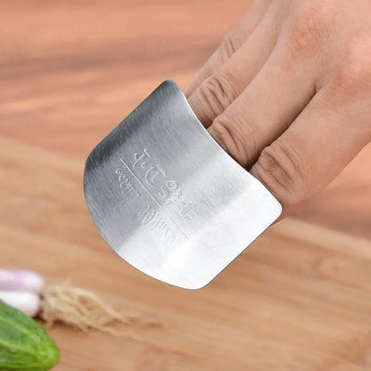 1pc Metal Vegetable Slicing Finger Guard, Manual Single-Fingered Gauntlet