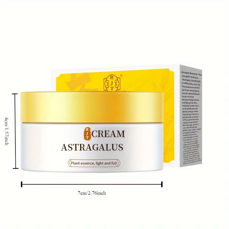 Astragalus Hydrating Cream 2.469oz - Nourishing Moisturizer for All Skin Types with Glycerin, Plant Extracts