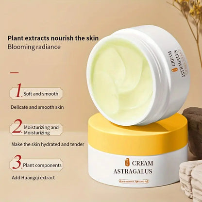 Astragalus Hydrating Cream 2.469oz - Nourishing Moisturizer for All Skin Types with Glycerin, Plant Extracts